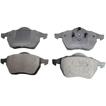 Photo Brake Pad Set, disc brake DENCKERMANN B110043