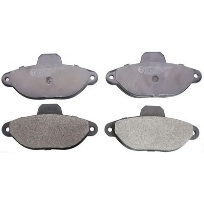 Photo Brake Pad Set, disc brake DENCKERMANN B110183