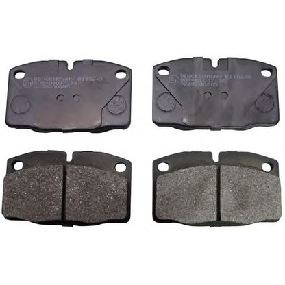 Photo Brake Pad Set, disc brake DENCKERMANN B110249