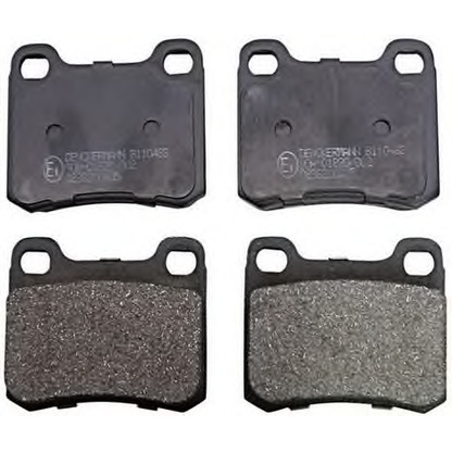 Photo Brake Pad Set, disc brake DENCKERMANN B110483