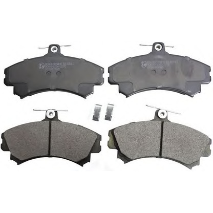 Photo Brake Pad Set, disc brake DENCKERMANN B110513