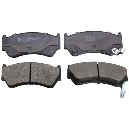 Photo Brake Pad Set, disc brake DENCKERMANN B110524