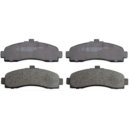 Photo Brake Pad Set, disc brake DENCKERMANN B110544