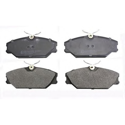 Photo Brake Pad Set, disc brake DENCKERMANN B110653