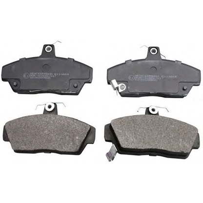 Photo Brake Pad Set, disc brake DENCKERMANN B110664