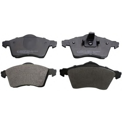 Photo Brake Pad Set, disc brake DENCKERMANN B110824