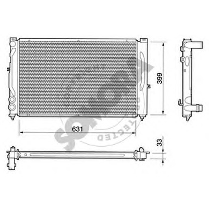 Photo Radiator, engine cooling SOMORA 021340