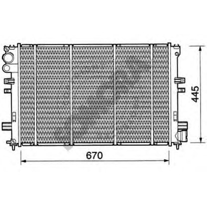 Photo Radiateur, refroidissement du moteur SOMORA 085041