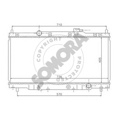 Photo Radiator, engine cooling SOMORA 127140