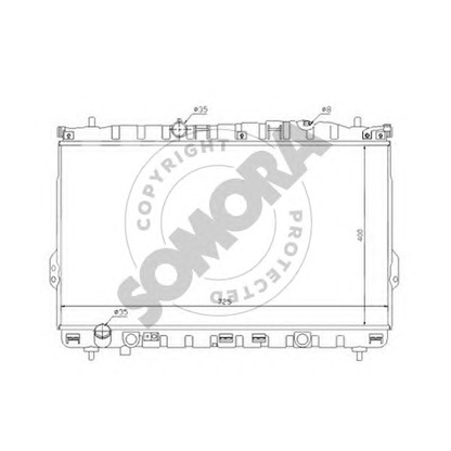 Foto Radiador, refrigeración del motor SOMORA 137040