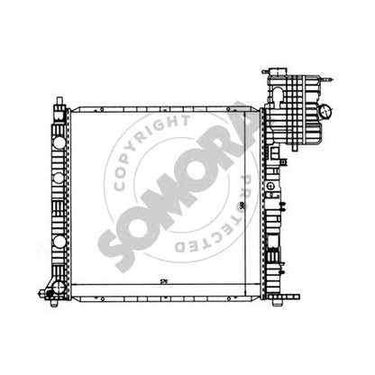 Foto Radiador, refrigeración del motor SOMORA 173040