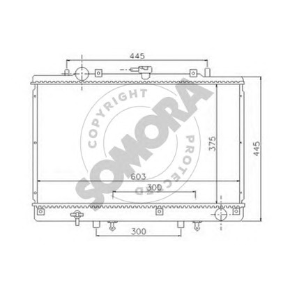 Photo Radiator, engine cooling SOMORA 183140