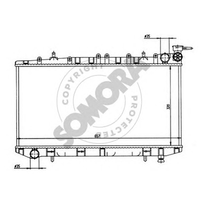 Foto Kühler, Motorkühlung SOMORA 193341