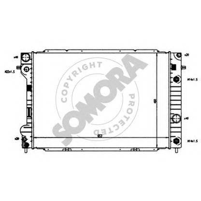 Photo Radiateur, refroidissement du moteur SOMORA 213242