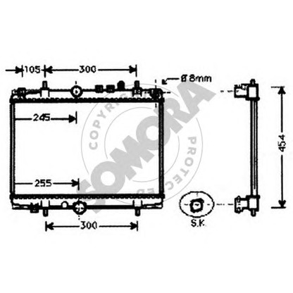 Foto Kühler, Motorkühlung SOMORA 223243