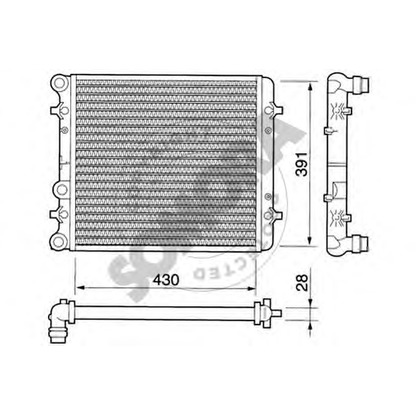 Foto Kühler, Motorkühlung SOMORA 350940