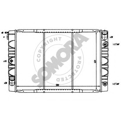 Foto Kühler, Motorkühlung SOMORA 362049