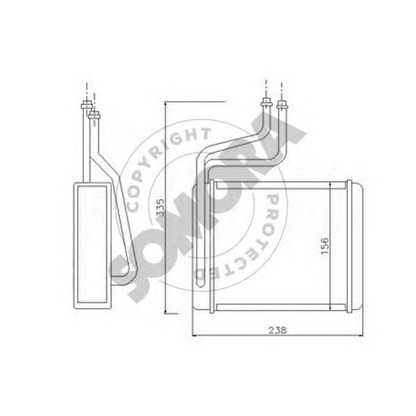 Фото Теплообменник, отопление салона SOMORA 095150