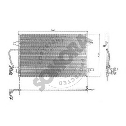 Фото Конденсатор, кондиционер SOMORA 024060