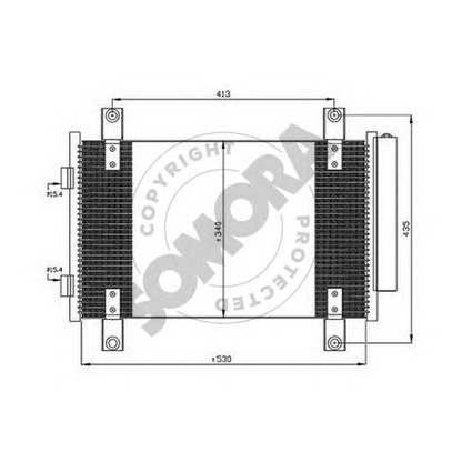 Photo Condenser, air conditioning SOMORA 084160B