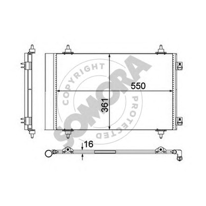 Фото Конденсатор, кондиционер SOMORA 085260