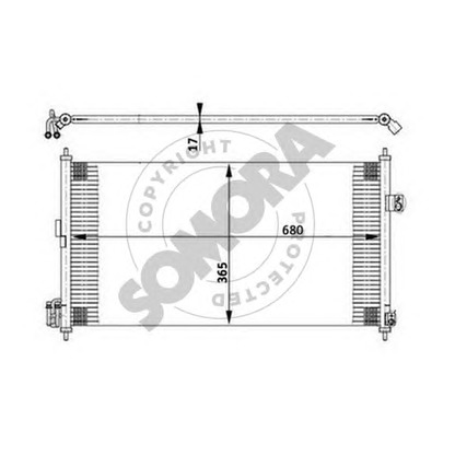 Photo Condenser, air conditioning SOMORA 195560A