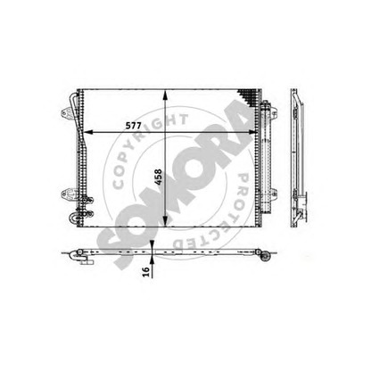 Photo Condenser, air conditioning SOMORA 352460A