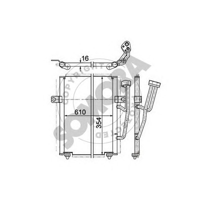 Photo Condenser, air conditioning SOMORA 361260