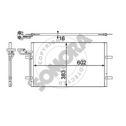 Photo Radiator, engine cooling SOMORA 361460