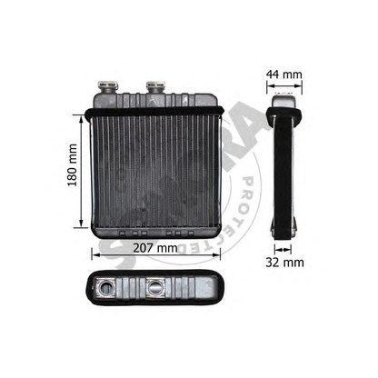 Photo Heat Exchanger, interior heating SOMORA 214050