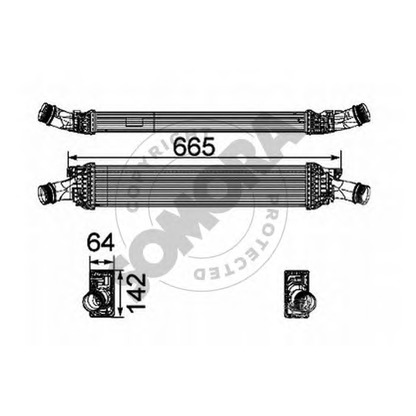 Photo Intercooler, échangeur SOMORA 021745