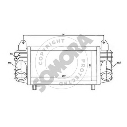 Photo Intercooler, charger SOMORA 023045R