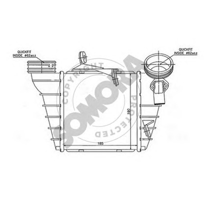 Foto Intercooler SOMORA 290345A