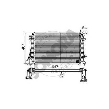 Foto Ladeluftkühler SOMORA 352445A
