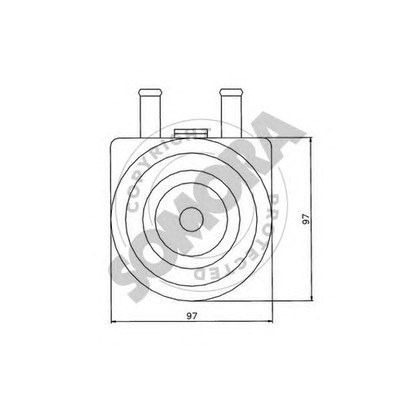 Foto Radiador de aceite, aceite motor SOMORA 054165