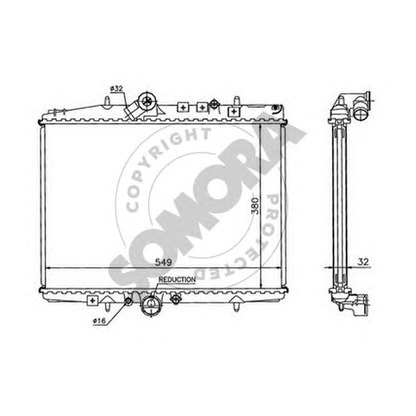 Foto Kühler, Motorkühlung SOMORA 052340A