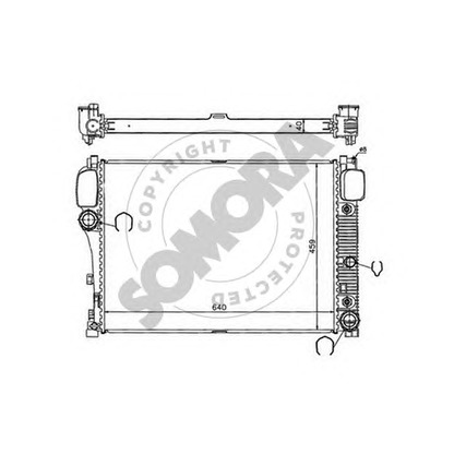 Photo Radiateur, refroidissement du moteur SOMORA 174440