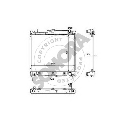 Foto Kühler, Motorkühlung SOMORA 307540