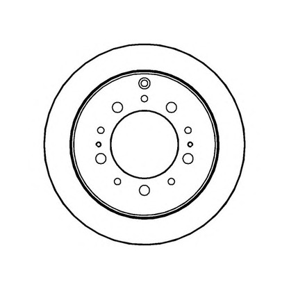 Photo Brake Disc NATIONAL NBD1012