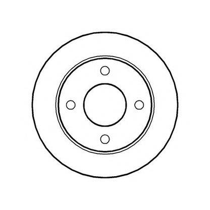 Photo Brake Disc NATIONAL NBD188