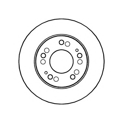 Zdjęcie Tarcza hamulcowa NATIONAL NBD549
