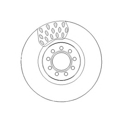 Photo Brake Disc NATIONAL NBD1535