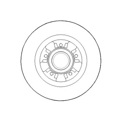 Фото Тормозной диск NATIONAL NBD1716