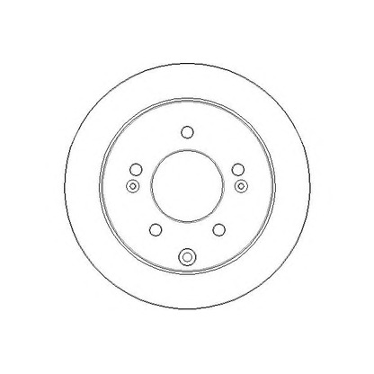 Photo Brake Disc NATIONAL NBD1809