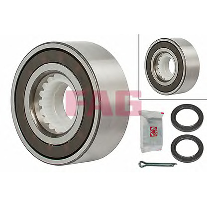 Photo Wheel Bearing Kit FAG 713640100