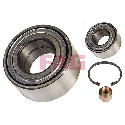 Photo Wheel Bearing Kit FAG 713650060