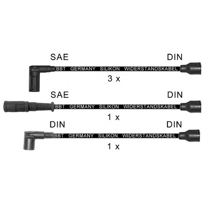Photo Kit de câbles d'allumage BBT ZK1355