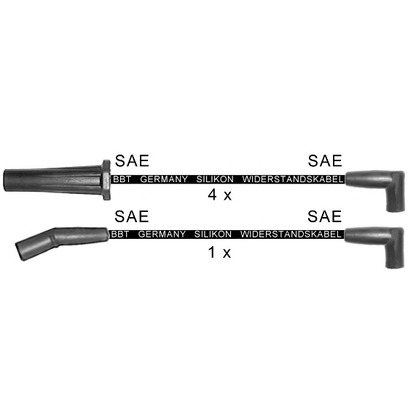 Zdjęcie Zestaw przewodów zapłonowych BBT ZK1103