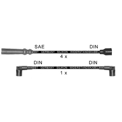 Фото Комплект проводов зажигания BBT ZK127