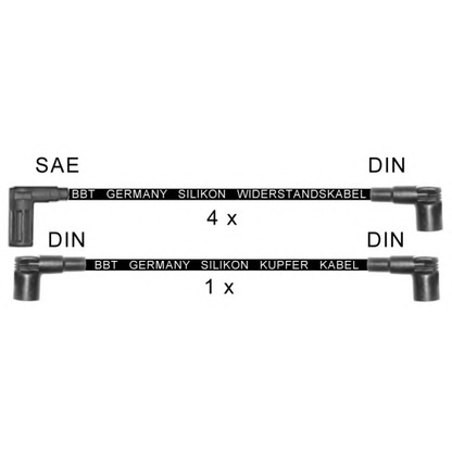 Zdjęcie Zestaw przewodów zapłonowych BBT ZK1321